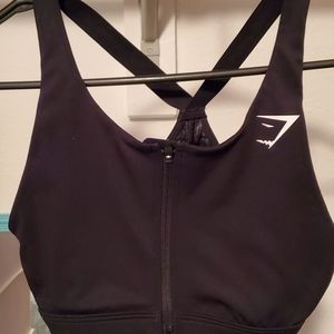 Gymshark Zip up Training Sports Bra